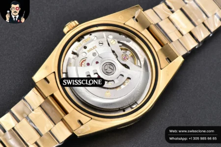 Rolex DayDate 40mm Black Dial Diamond Marker President High Resolution View