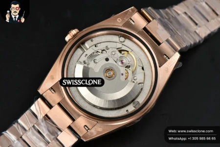 Rolex DayDate 40mm Brown Dial Diamond Marker High Resolution View