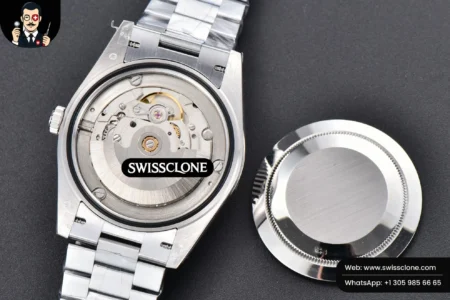 Rolex DayDate 40mm Gray Dial Lume Marker President High Resolution View