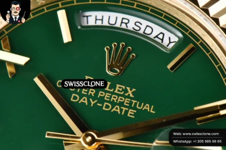 Rolex DayDate 40mm 904L Green Dial High Resolution View
