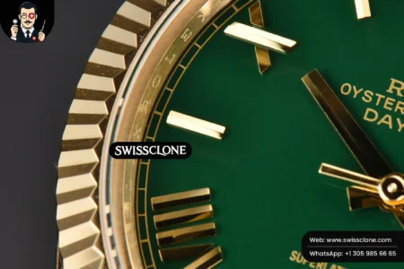 Rolex DayDate 40mm 904L Green Dial High Resolution View