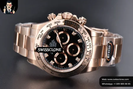 Rolex Daytona 116505 Black/RG Dial Diamond Marker (BTF) High Resolution View