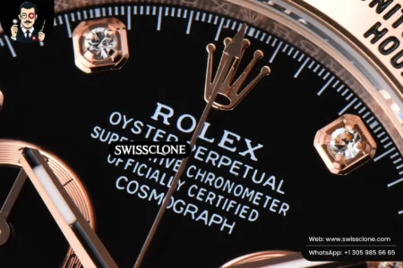 Rolex Daytona 116505 Black/RG Dial Diamond Marker (BTF) High Resolution View