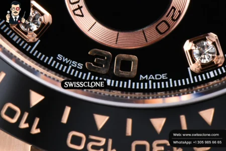Rolex Daytona 116515 Black Dial Ceramic Bezel Diamond Marker Oysterflex Tungsten SH4130 High Resolution View