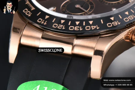 Rolex Daytona 116515 Brown Dial Ceramic Bezel Oysterflex Tungsten SH4130 High Resolution View