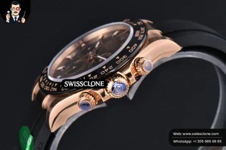 Rolex Daytona 116515 Brown Dial Ceramic Bezel Oysterflex Tungsten SH4130 High Resolution View