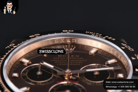 Rolex Daytona 116515 Brown Dial Ceramic Bezel Oysterflex Tungsten SH4130 High Resolution View