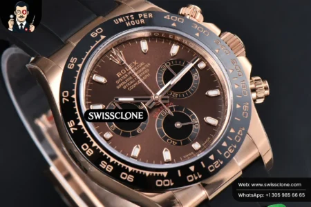 Rolex Daytona 116515 Brown Dial Ceramic Bezel Oysterflex Tungsten SH4130 High Resolution View