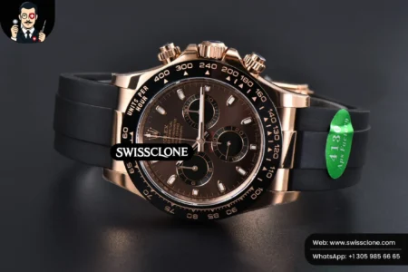 Rolex Daytona 116515 Brown Dial Ceramic Bezel Oysterflex Tungsten SH4130 High Resolution View