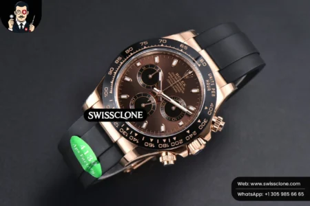 Rolex Daytona 116515 Brown Dial Ceramic Bezel Oysterflex Tungsten SH4130 High Resolution View