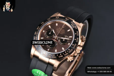 Rolex Daytona 116515 Brown Dial Ceramic Bezel Oysterflex Tungsten SH4130 High Resolution View