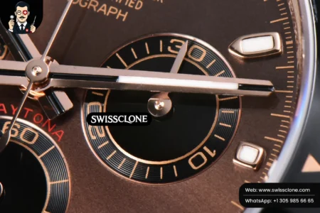 Rolex Daytona 116515 Brown Dial Ceramic Bezel Oysterflex Tungsten SH4130 High Resolution View