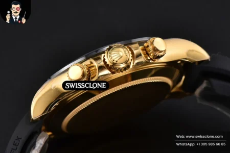Rolex Daytona 116518 Ceramic Dial Black Subdial Oysterflex (BTF) High Resolution View