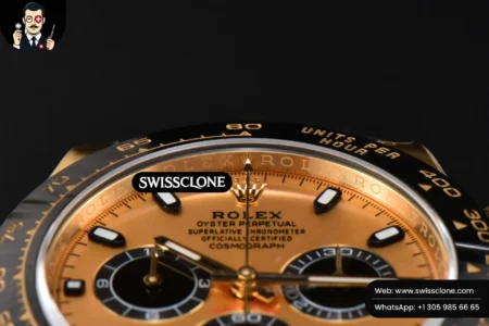 Rolex Daytona 116518 Ceramic Dial Black Subdial Oysterflex (BTF) High Resolution View