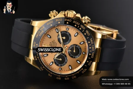 Rolex Daytona 116518 Ceramic Dial Black Subdial Oysterflex (BTF) High Resolution View