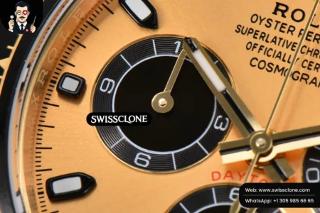 Rolex Daytona 116518 Ceramic Dial Black Subdial Oysterflex (BTF) High Resolution View