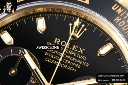 Rolex Daytona 116518 Black Dial Ceramic Bezel Lume Marker Oysterflex Tungsten SH4130 High Resolution View