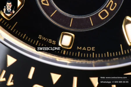 Rolex Daytona 116518 Black Dial Ceramic Bezel Lume Marker Oysterflex Tungsten SH4130 High Resolution View