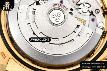 Rolex Daytona 116518 White Dial Ceramic Bezel Lume Marker Oysterflex Tungsten SH4130 High Resolution View