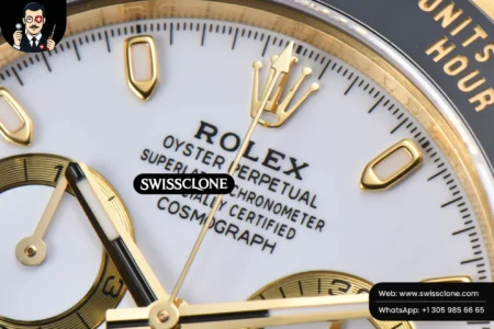 Rolex Daytona 116518 White Dial Ceramic Bezel Lume Marker Oysterflex Tungsten SH4130 High Resolution View