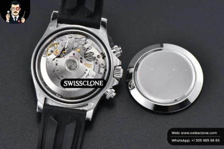 Rolex Daytona 116519 Gray Dial Ceramic Bezel Lume Marker Oysterflex Tungsten SH4130 High Resolution View