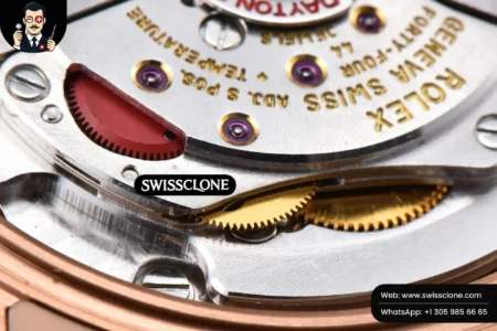Rolex Daytona 116595 Customized Rainbow Diamond Bezel Black Dial High Resolution View