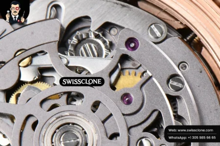 Rolex Daytona PVD Carbon 40mm GETF Rainbow Diamond Skeleton Dial Black Rubber High Resolution View