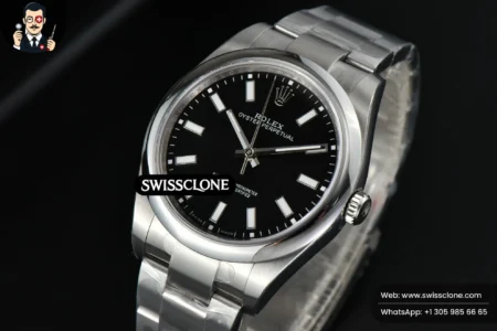 Rolex Oyster Perpetual 39mm 114300 Black Dial High Resolution View