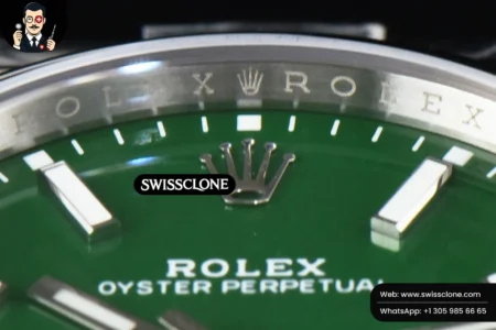 Rolex Oyster Perpetual 124300 41mm Green Dial High Resolution View