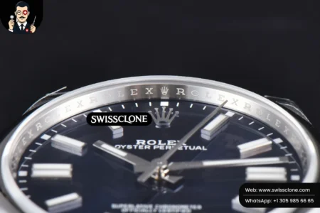 Rolex Oyster Perpetual 124300 41mm 904L Blue Dial Oyster VS3235 High Resolution View