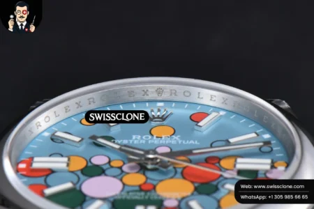 Cartier Rolex Oyster Perpetual 124300 41mm 904L Tiffany Ballon Blue DiaL 2824 High Resolution View