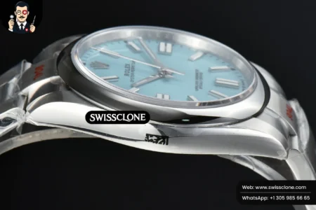 Rolex Oyster Perpetual 124300 41mm Tiffany Dial High Resolution View