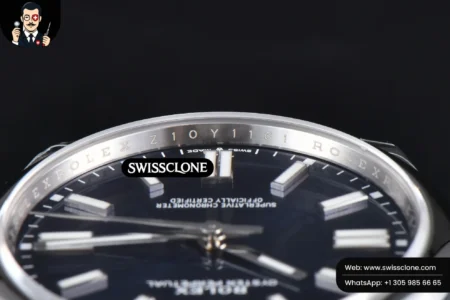 Rolex Oyster Perpetual 124300 41mm 904L Blue Dial Oyster VS3235 High Resolution View