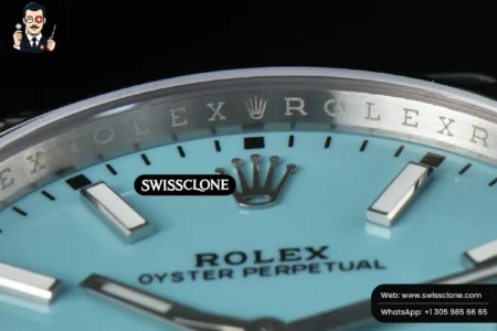 Rolex Oyster Perpetual 124300 41mm Tiffany Dial High Resolution View