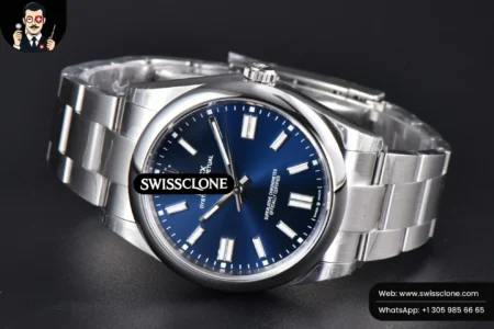 Rolex Oyster Perpetual 124300 41mm 904L Blue Dial Oyster VS3235 High Resolution View