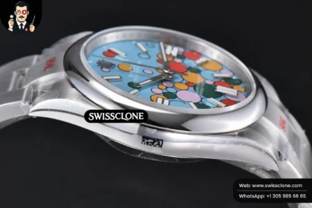 Cartier Rolex Oyster Perpetual 124300 41mm 904L Tiffany Ballon Blue DiaL 2824 High Resolution View