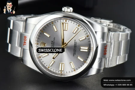Rolex Oyster Perpetual 124300 41mm Silver Dial High Resolution View