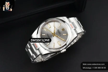 Rolex Oyster Perpetual 124300 41mm Silver Dial High Resolution View