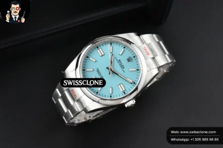 Rolex Oyster Perpetual 124300 41mm Tiffany Dial High Resolution View