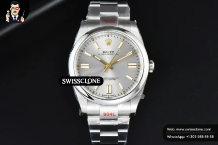 Rolex Oyster Perpetual 124300 41mm Silver Dial High Resolution View