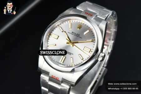 Rolex Oyster Perpetual 124300 41mm Silver Dial High Resolution View