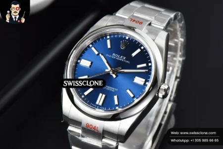 Rolex Oyster Perpetual 124300 41mm Blue Dial High Resolution View