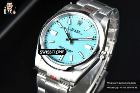 Rolex Oyster Perpetual 124300 41mm Tiffany Dial High Resolution View