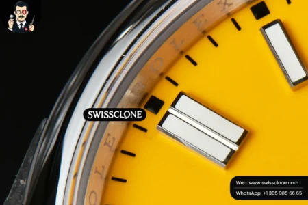 Rolex Oyster Perpetual 124300 41mm Yellow Dial High Resolution View