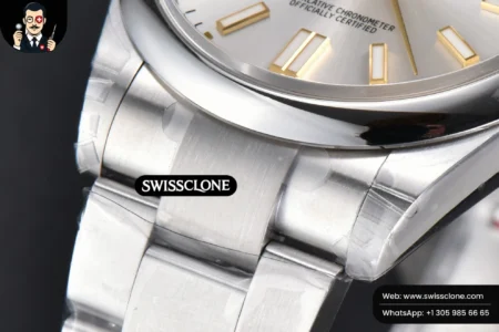 Rolex Oyster Perpetual 124300 41mm 904L Silver Dial Oyster VS3235 High Resolution View
