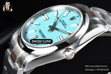 Rolex Oyster Perpetual 124300 41mm Tiffany Dial High Resolution View