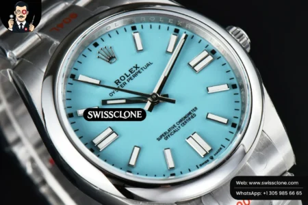 Rolex Oyster Perpetual 124300 41mm Tiffany Dial High Resolution View