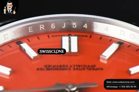 Rolex Oyster Perpetual 124300 41mm Red Dial High Resolution View