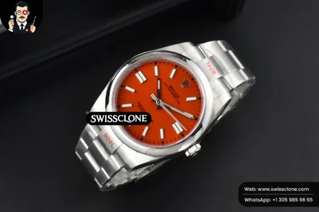 Rolex Oyster Perpetual 124300 41mm Red Dial High Resolution View