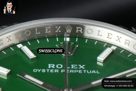 Rolex Oyster Perpetual 126000 36mm Green Dial High Resolution View